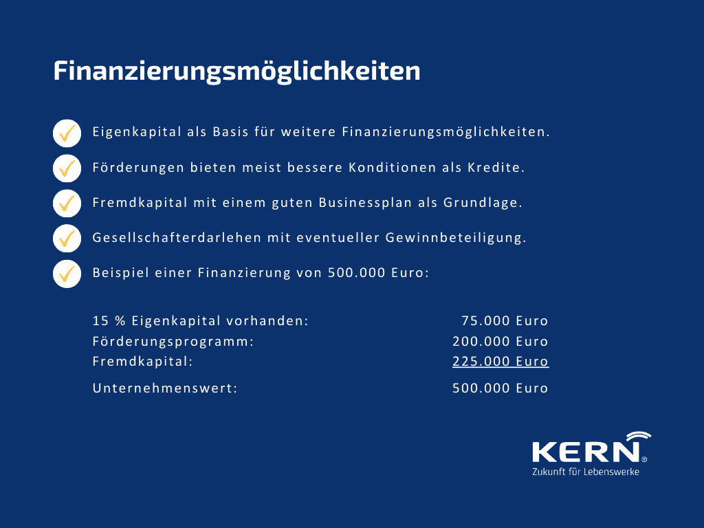 KERN-Finanzierungsmöglichkeiten-beim-Firma-Kaufen