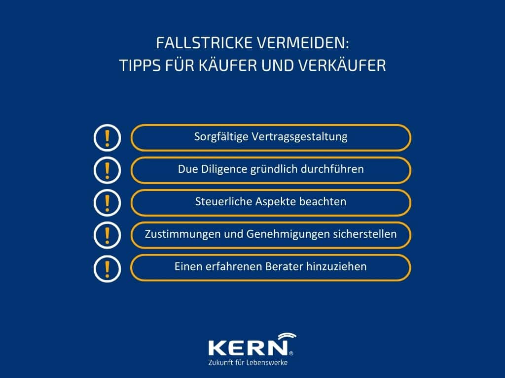 Fallstricke vermeiden Tipps für Käufer und Verkäufer einer Gmbh & Co KG