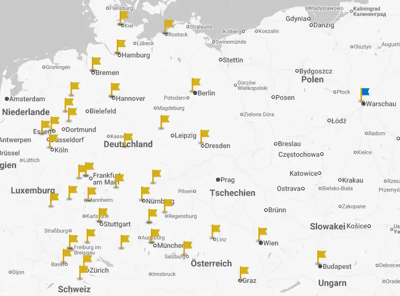 KERN - Standorte Karte 2025